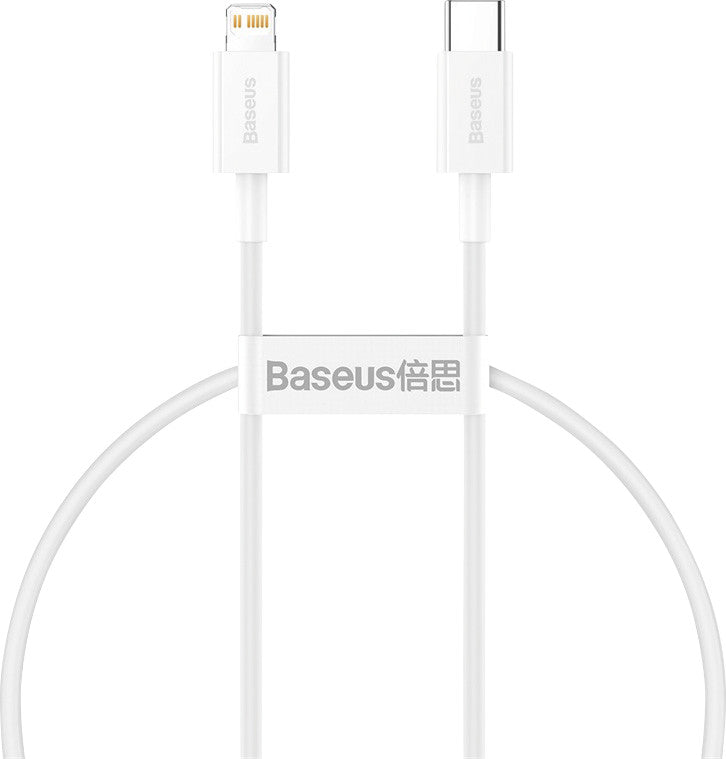 Baseus 013 USB-C auf Lightning Kabel, 0,25 m, Weiss, Schnellladen
