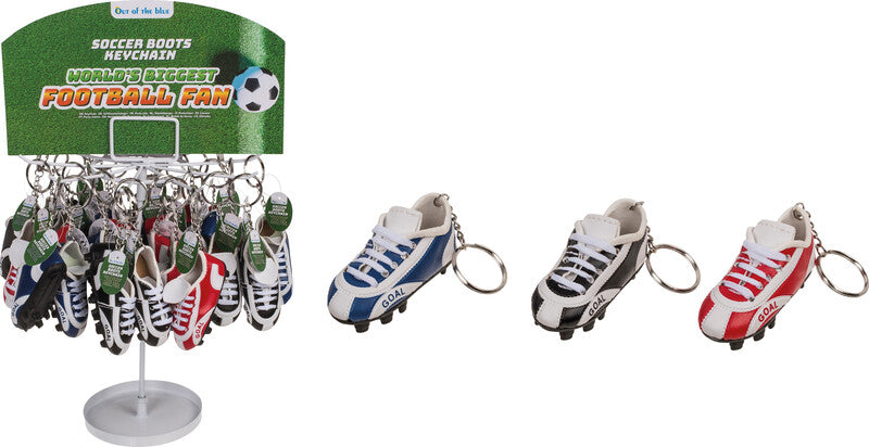 Out oft the blue Out of the Blue Schlüsselanhänger Fussballschuh – mit Schlüsselring, Metall, Sortiert, 80 mm