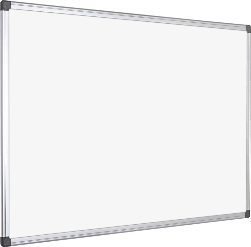Q-Connect – Whiteboard – 60 × 45 cm, Emaille, magnetisch, Aluminiumrahmen, Wandmontage
