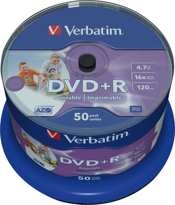 Verbatim DVD-R 4,7 GB – Spindel 50 Stück
