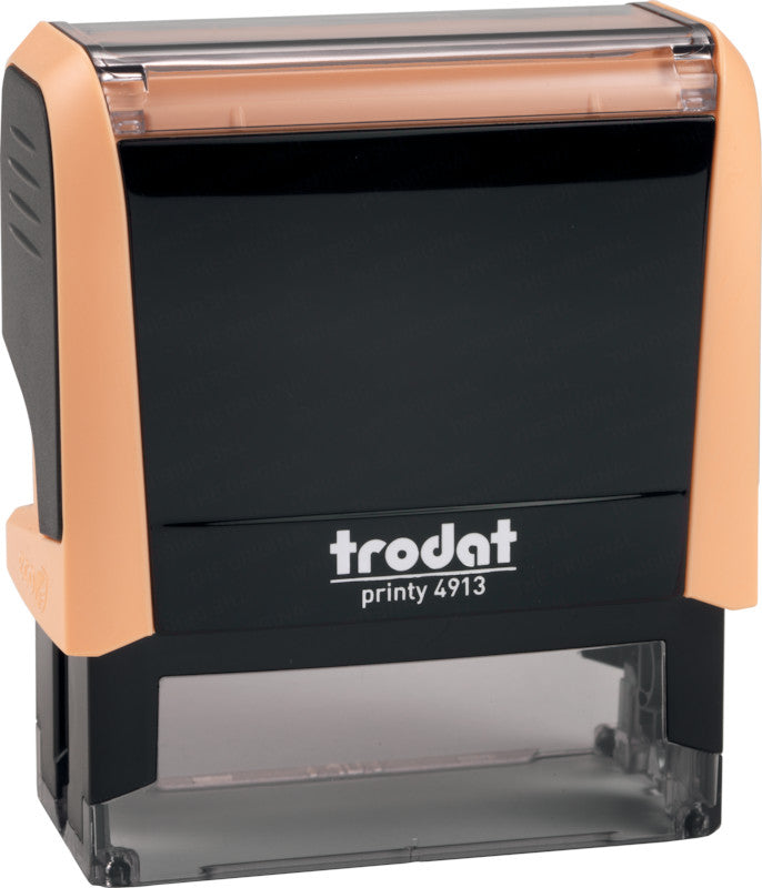 Trodat Motivstempel Printy 4913 Pastell Edition – 58 × 22 mm, Mehrsprachig, inkl. auswechselbarem Stempelkissen