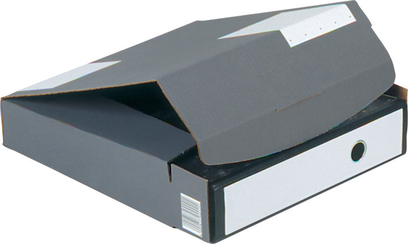 Elco pac-it Versandbox, grau, mit Beschriftungsfeld – 318 × 82 × 290 mm