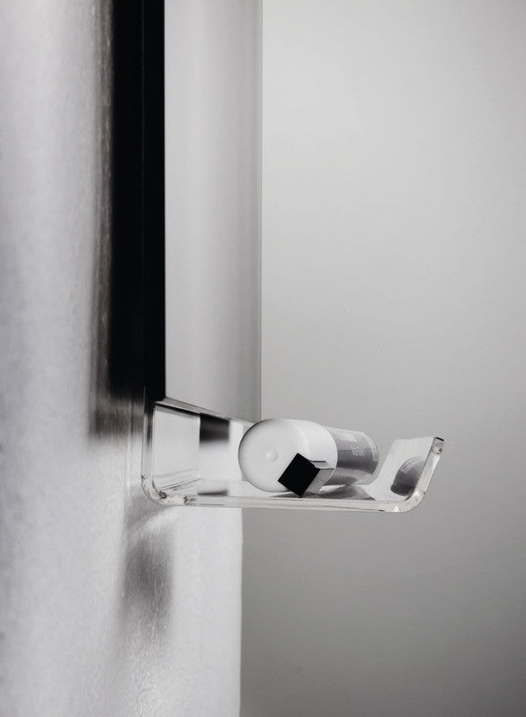 Sigel Stifteschale – selbstklebend, Kunststoff, 170 × 75 mm – für Artverum Glas-Magnetboards, Glasmagnettafeln