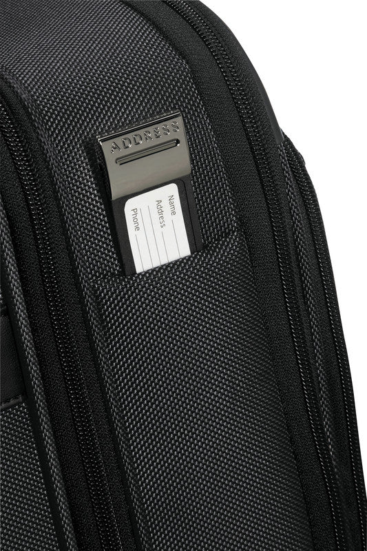 Samsonite Pro-DLX 5 Notebook-Trolley – 34,5 l, RFID-Fach, Aufsteckfunktion, Nylon, Schwarz