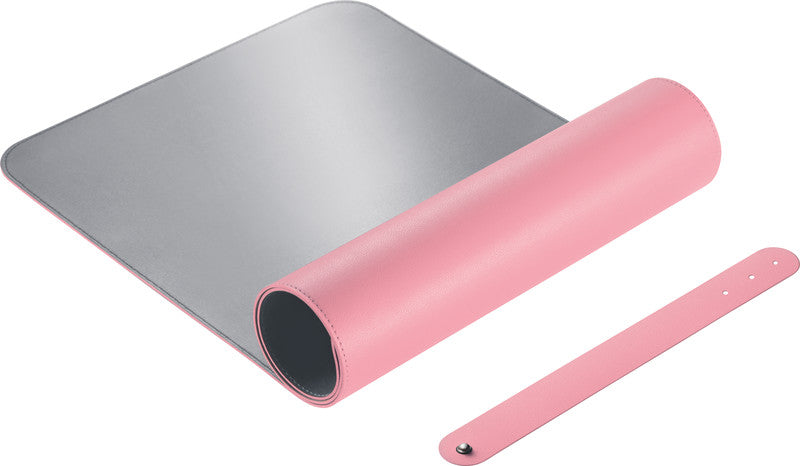 Sigel Schreibunterlage write and roll – rosa/silber – 800 × 300 mm – Kunststoff, rutschfest