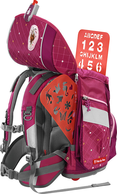 Step by Step Schulrucksack 2in1 – 5-teilig – Horse Love Pferdefreunde – umweltfreundliche Verpackung