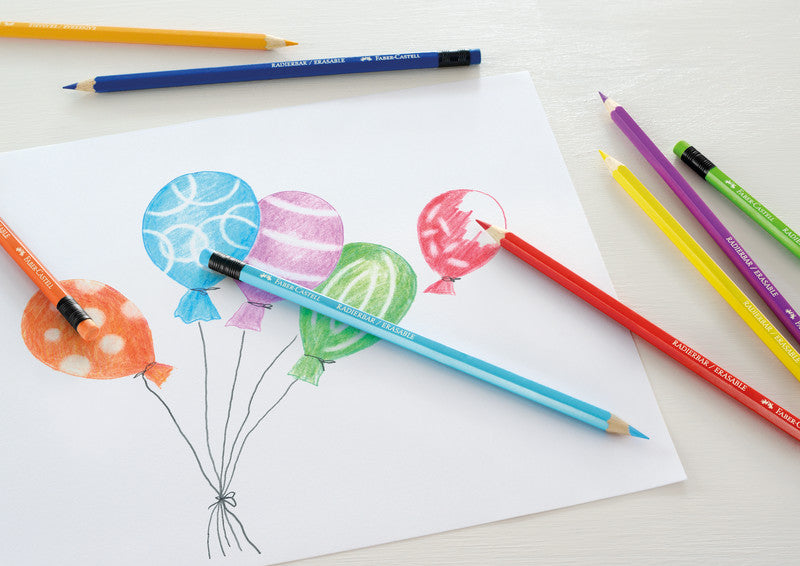 Faber-Castell Buntstifte – 24 Farben, im Kartonetui, Ø 3 mm, sechskantig, FSC