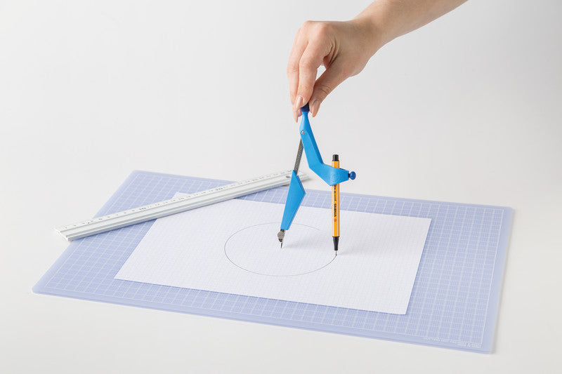 Kern krea Wandtafel-Zirkel – Schenkellänge 15 cm, für Bleistift, Kugelschreiber, Faserschreiber u. a.