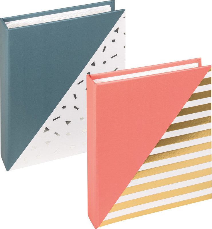 Walther Design Walther Fotoalbum Mini Unite – für 100 × 150 mm, 24 Fotos, sortiert, Kunststoff, 125 × 170 × 25 mm