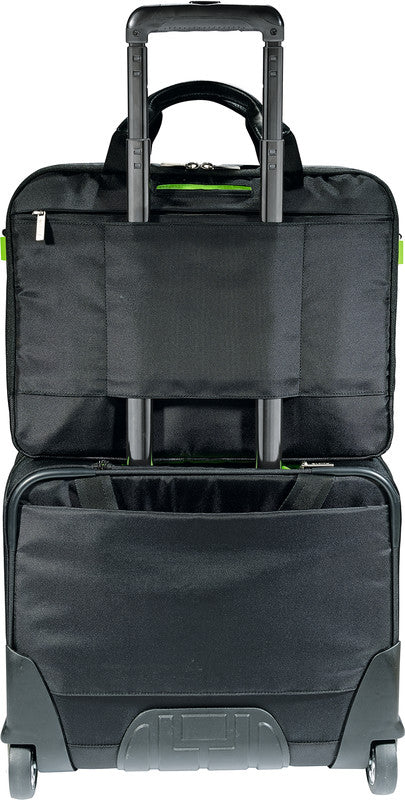 Leitz Handgepäck-Trolley – 24 l, für Notebooks bis 15,6", Weichschale, Schwarz, 44 × 37,5 × 23 cm