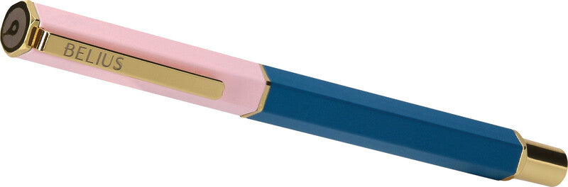 Belius Kugelschreiber – Rosa/Blau, Aluminium