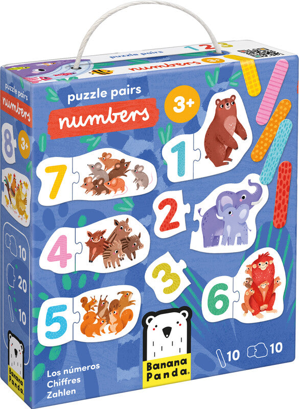 Banana panda Lernspiel – Puzzle Paare, 30 Teile, ab 1 Spieler, ab 3 Jahren