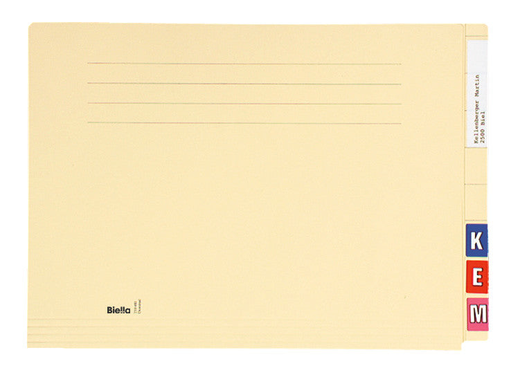 Biella Sammelmappe für A4, Karton, beige