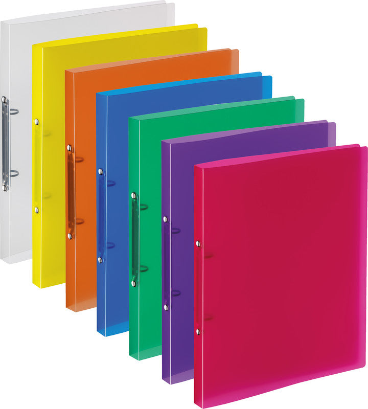 Kolma Zeigebuch Easy – A4 Hochformat – 2-Ring, Ø 10 mm, Rücken 20 mm – Gelb, Kunststoff, Recyclingfähig