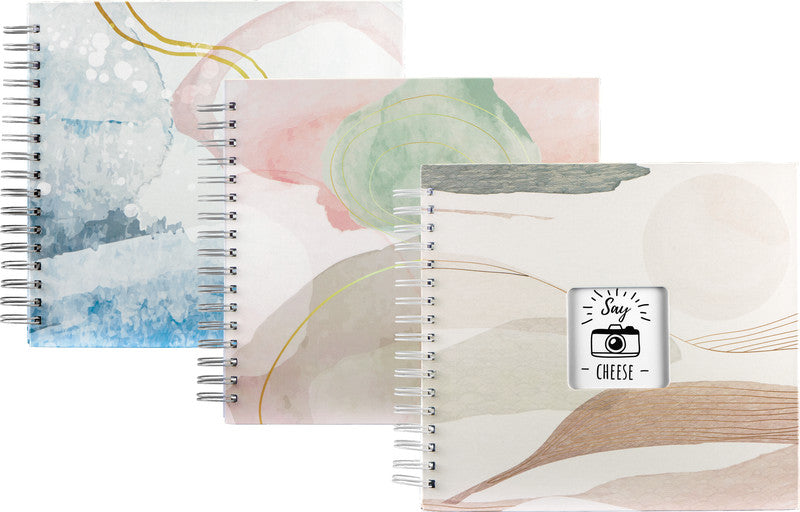 Hama Fotoalbum – für 280 × 240 mm, blau, Spiralbindung, Karton