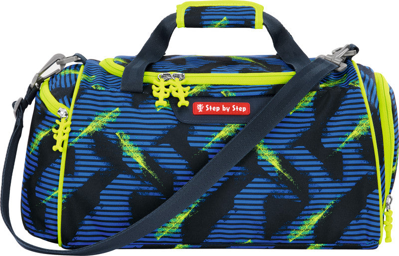 Step by Step Sporttasche – 13 l, Motiv Police Car Cody, mit Schultergurt, wasserabweisend, 38 × 20 × 23 cm