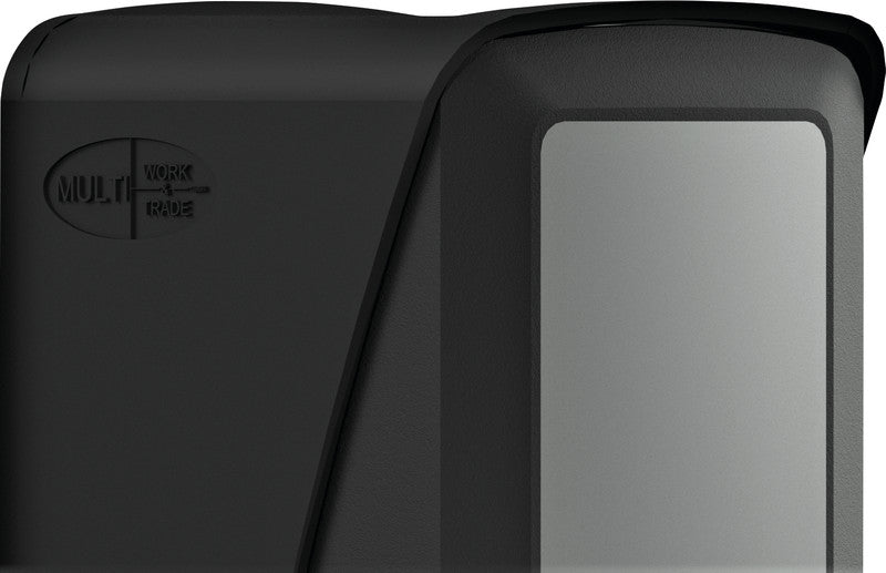 Q-connect Hygiene-Chassis – Spender für Seife und Desinfektionsmittel, Schwarz, B 106 × H 394 × T 106 mm
