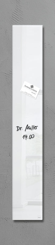 Sigel Whiteboard – 12 × 78 cm, Glas, magnetisch, Wandmontage