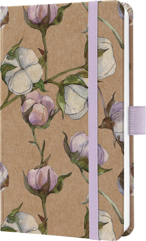 Sigel JOLIE Pure Agenda – 1 Woche/2 Seiten, gebunden, A6, 2026, Cotton Fields, FSC