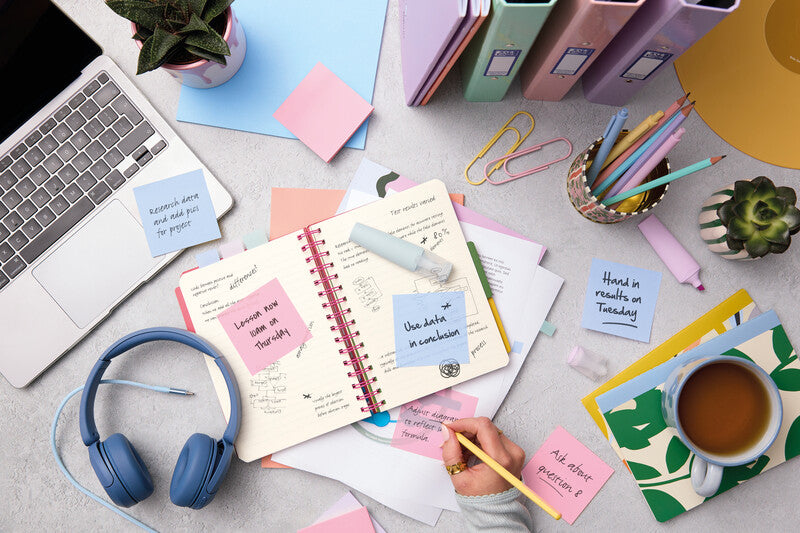 Post-it Haftnotizen – 76×76 mm – Blau, 36 Blatt