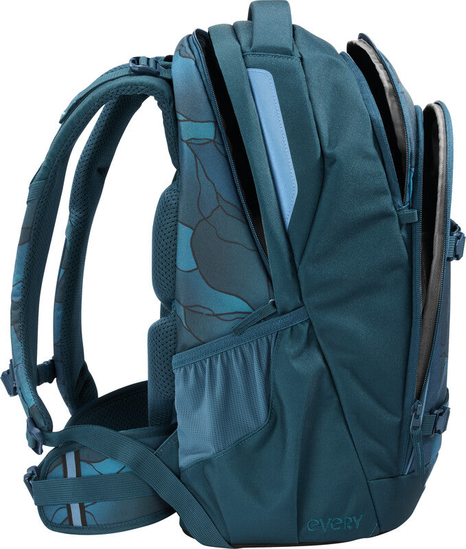 Coocazoo Rucksack Every – Crystal Waves – 30 × 46 × 22.5 cm – umweltfreundliche Verpackung