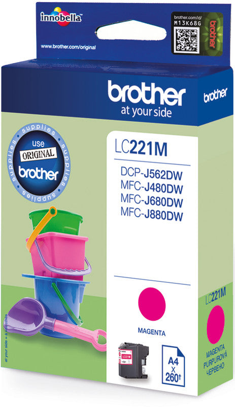 Brother Tintenpatrone, Magenta – für Inkjetdrucker/Multifunktionsgeräte