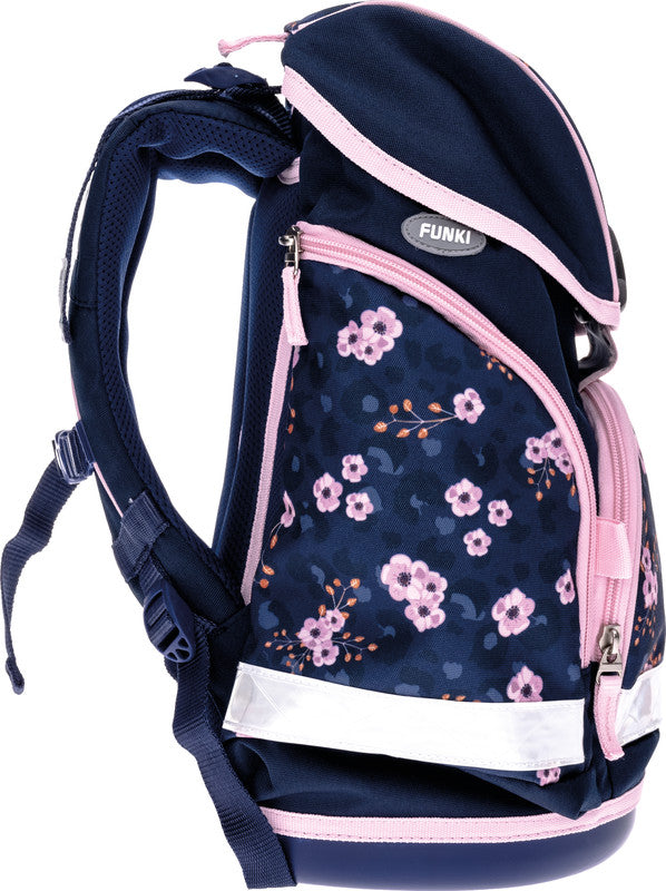 Funki Schulrucksack-Set Joy-Bag – 4-teilig – Sakura – 40 × 30 × 21 cm, 25 l