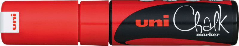 Uni-Ball Kreidemarker – Keilspitze, 8 mm – Rot