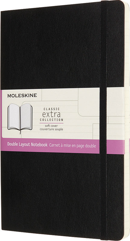 Moleskine Notizbuch Classic Collection, Leimbindung, Softcover, 192 Seiten, 70 g/m² – schwarz