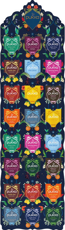 Pukka Adventskalender, 2025 – 24 Bio-Tees