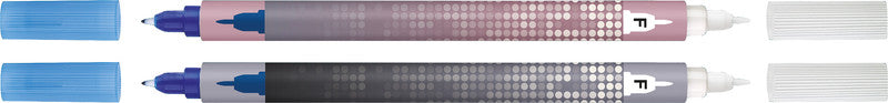 Faber-Castell Tintenlöscher – fein – blau – Blister 2 Stk.