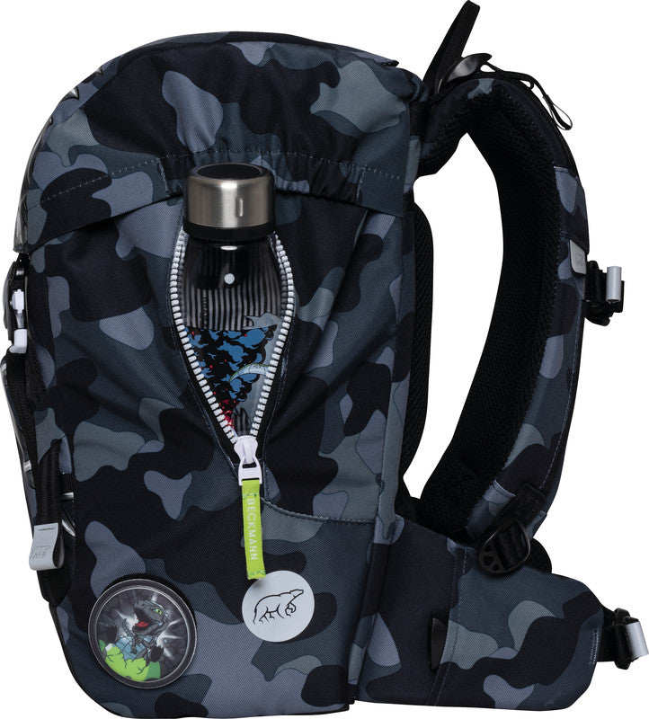 Beckmann Classic Schulrucksack 1st – 6-teilig – Camo Rex