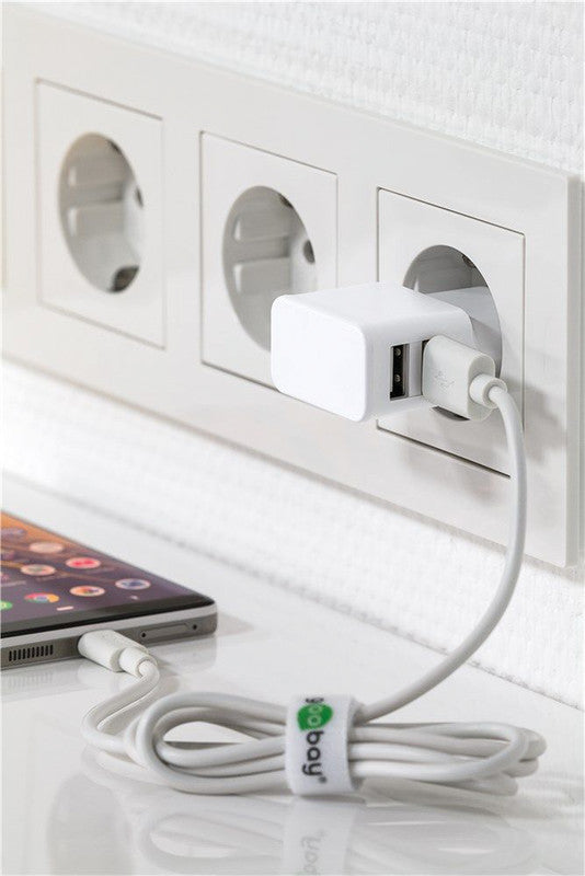 Goobay Ladegerät – 12 W, 2× USB-A