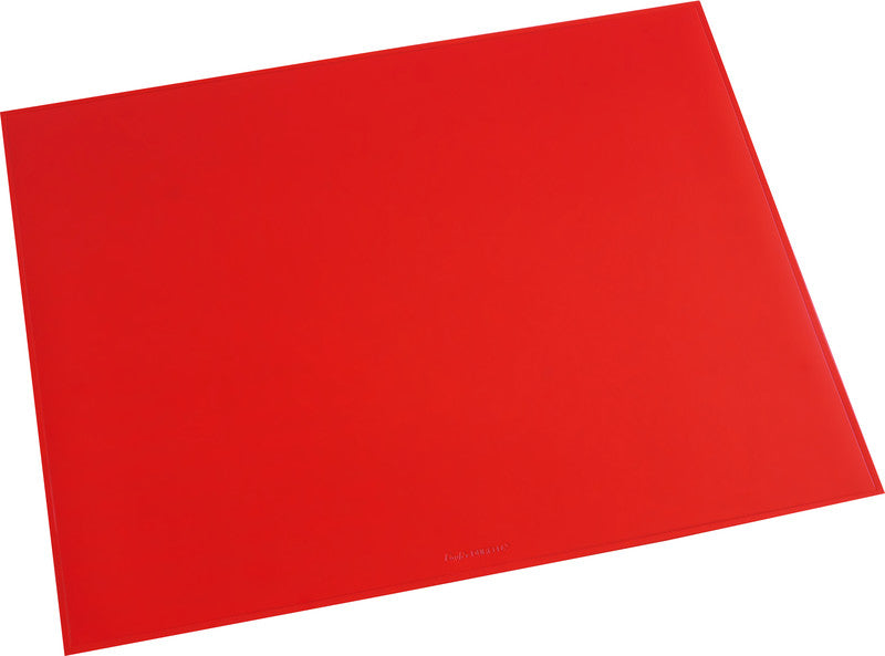 Läufer Durella Schreibunterlage – pop-rot – 530 × 400 mm – Kunststoff, rutschfest