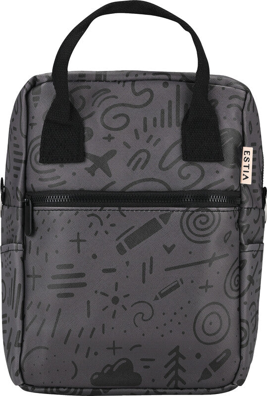 Estia Lunchbag – isoliert – 7 l – schwarz – Baumwolle – Noir Echo