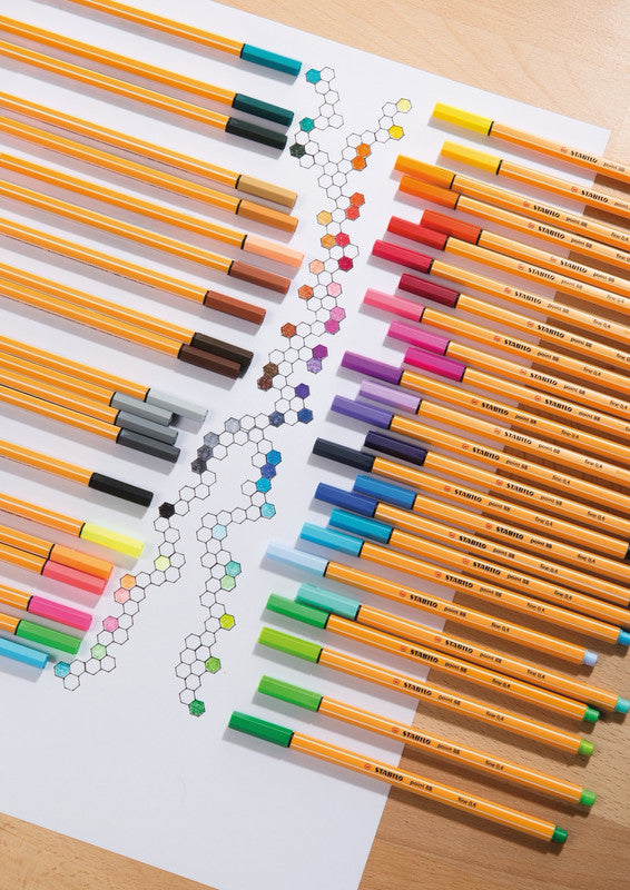 STABILO point 88 Fineliner 0,4 mm – hellgelb