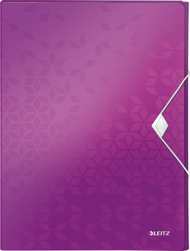 Leitz WOW A4 Heftbox – Polypropylen (PP), violett, bis 250 Blatt