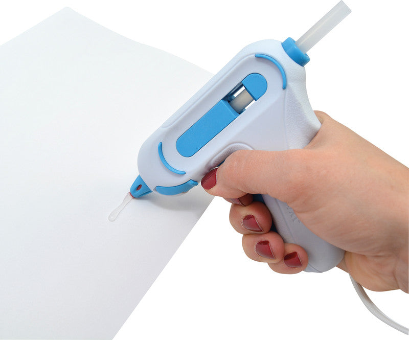 Westcott Mini Heissklebepistole – inkl. 2 Klebestifte Ø 70 mm – Aufheizzeit 5 Min.