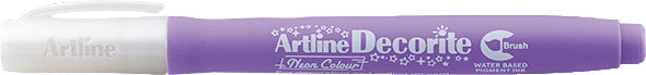 Artline Pigment-Marker – Pinselspitze – Neonlila – Lichtbeständig
