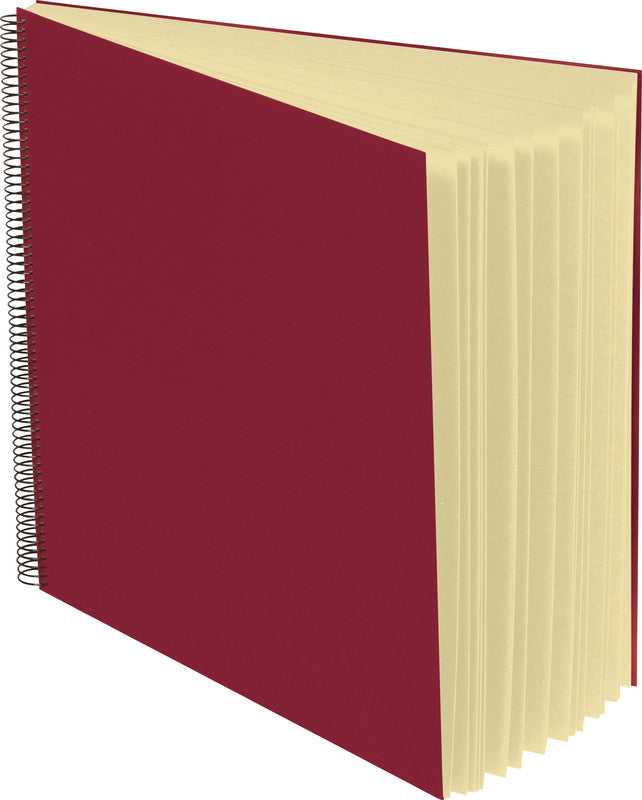 Semikolon Fotoalbum – Bordeaux, mit Spiralbindung, Textil, 345 × 332 mm