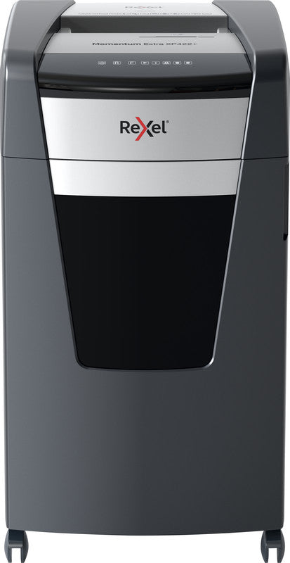 Rexel Momentum XP422+ – Aktenvernichter, DIN P-4, Partikelschnitt 4 × 35 mm, 22 Blatt, 85 l, A4
