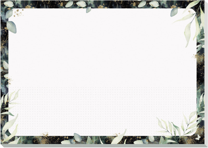Sigel Schreibunterlage JOLIE – Glamouröse Blätter – 420 × 297 mm – Papier