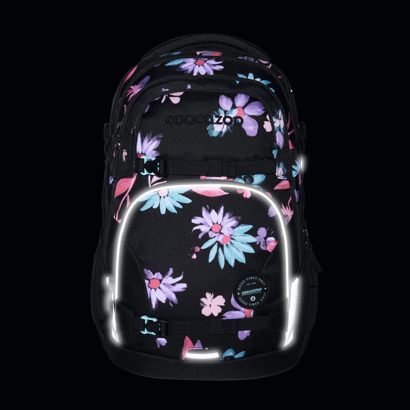 Coocazoo Rucksack Porter – Floral Artnight – 30/35 l – recycelte Materialien