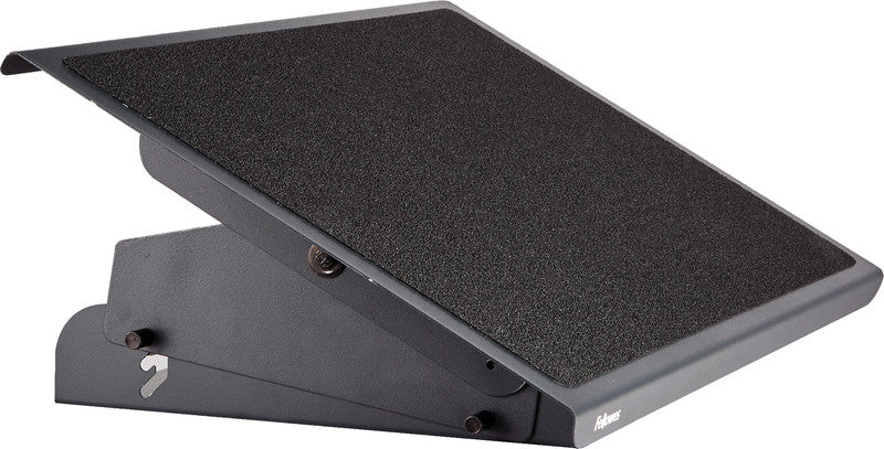Fellowes Fussstütze Professional Series – 56 × 34,9 × 10,2 cm, Stahl, Schwarz