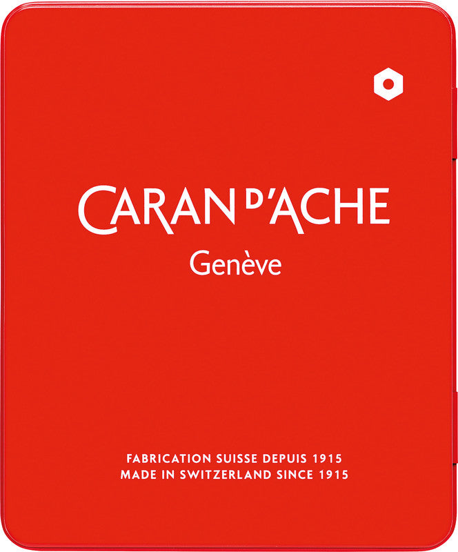 Caran d-Ache Caran d'Ache Neocolor I Ölbasierte Farbstifte-Set – 10 Farben, Mine Ø 8,6 mm, Metallschachtel