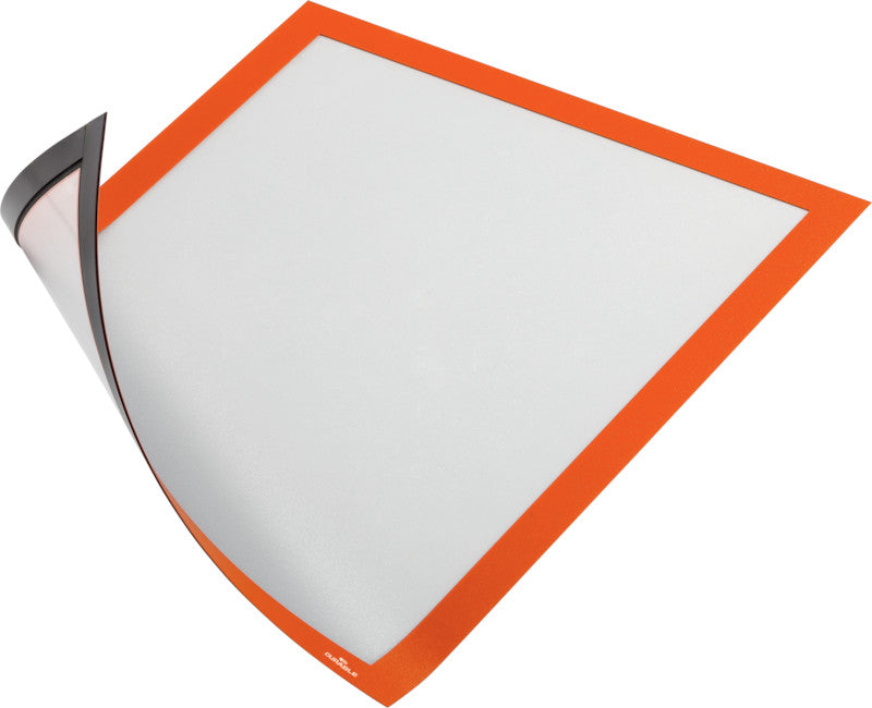 Durable DURAFRAME Magnetic Magnetrahmen – A4 – Orange – 5er-Pack