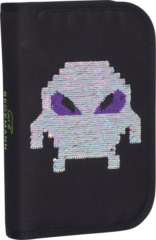 Beckmann Classic 1st Etui 2 Klappen, gefüllt, 21-teilig – Pixel – Kunststoff – 20,5 × 13,3 × 3,8 cm