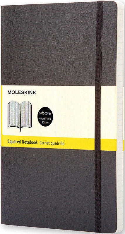 Moleskine Notizbuch, 90 × 140 mm, liniert, Leimbindung, Softcover, 192 Seiten, 70 g/m² – schwarz