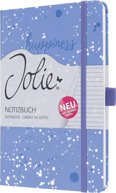 Sigel Notizbuch A5, liniert, Fadenheftung, Karton, 174 Seiten, perforiert, 80 g/m² – mehrfarbig