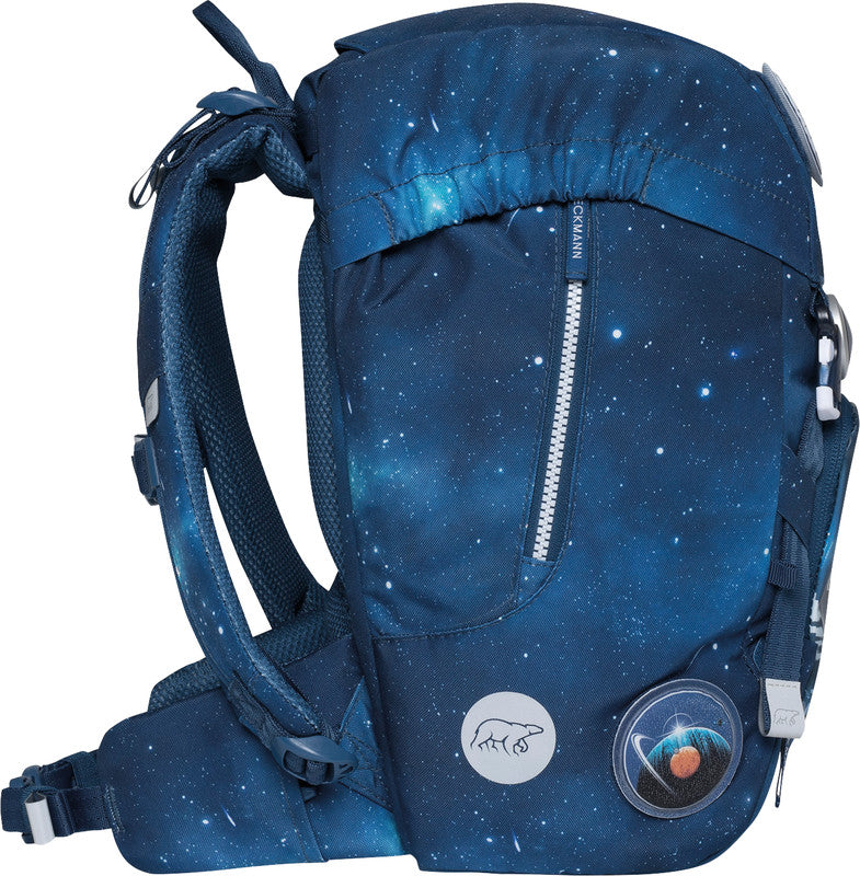 Beckmann Classic Schulrucksack 1st – Space Mission – aus recycelten PET-Flaschen – 22 l